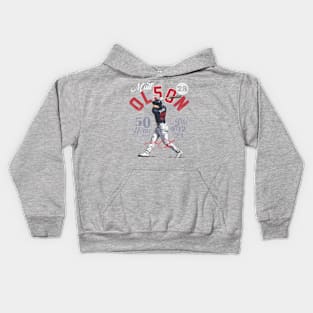 Matt Olson Atlanta 50 Homers Kids Hoodie